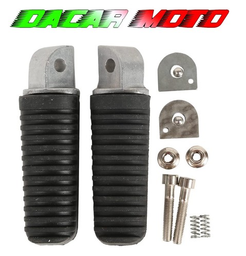 Pair footrests rear - pedals, for