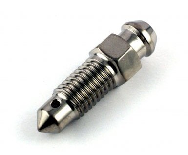 Stainless steel bleed nipple - steel,