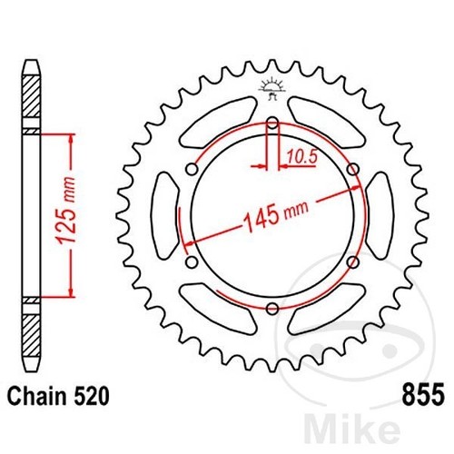 Sprocket for yamaha teeth - yamaha, 47