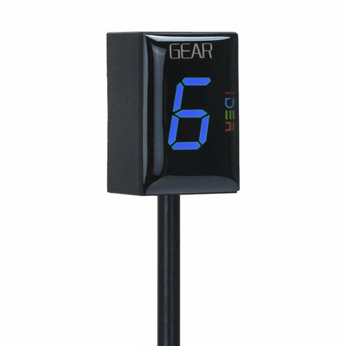 Motorcycle gear indicator - motorcycle, blue