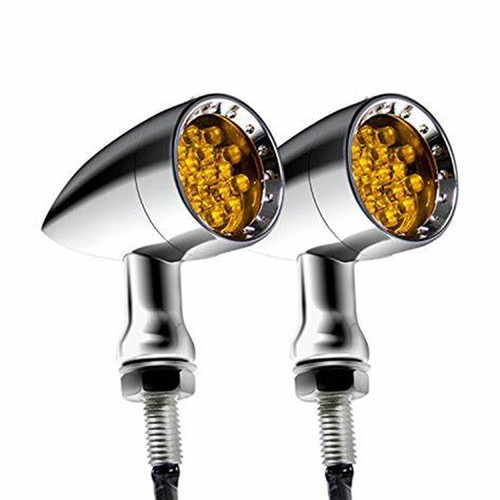 Chrome bullet motorcycle led - motorcycle,