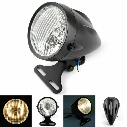 Black bullet headlight lamp - bullet,
