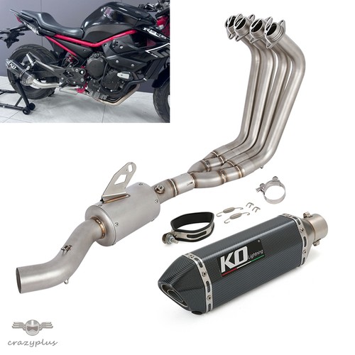 Exhaust header front pipe - front, link