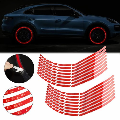 16pcs red reflective stickers - reflective,